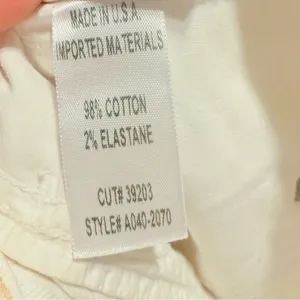 AGOLDE White Sophie High Rise Jeans Cropped Ankle size‎ 26 thumbnail 4