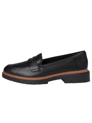 Clarks Westlynn Glow Penny Loafer 26184333 Black Leather 5M thumbnail 15