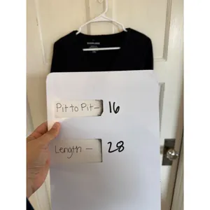 Everlane black supima cotton long sleeve bodysuit‎ size medium thumbnail 7