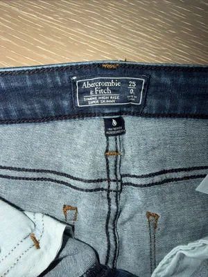 Abercrombie & Fitch Women's Dark Indigo Skinny Jeans thumbnail 2