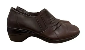 Thom Mcan Deidre Brown Leather Comfort Slip On‎ Shoes 7.5 thumbnail 1