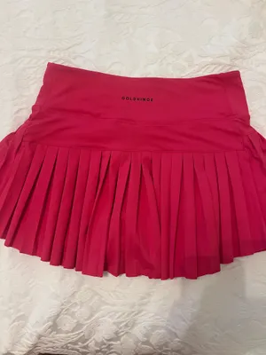 Hot Pink Gold Hinge Skirt thumbnail 2