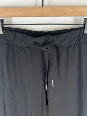 CRZ YOGA Black Drawstring Tapered Pants thumbnail 3