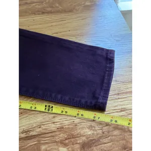Lucky Brand Brooke Legging Jeans Purple Velour Skinny Pants Size 6/28 thumbnail 14