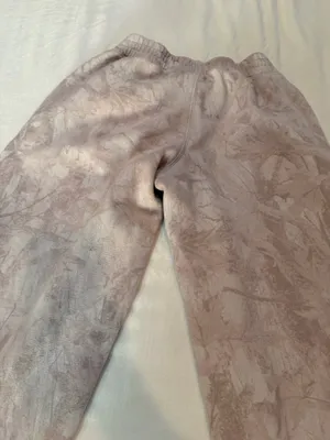 Hollister Pink Abstract Print Fleece Sweatpants XS thumbnail 3
