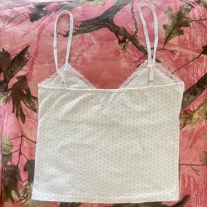 Brandy Melville blue amara lace cami tank top thumbnail 7