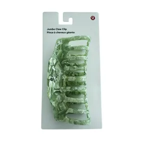 Lululemon Jumbo Claw Clip Willow Leaf/Matcha Magic thumbnail 14