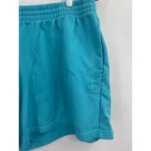 Champion XL Teal Aqua Fleece Shorts Elastic Waist Comfy Lounge Shorts Sweat Gym thumbnail 11