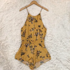 Brandy Melville rare yellow floral Blanche romper thumbnail 3