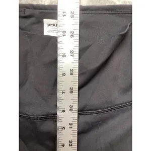 Prana Becksa 7/8 Jogger Dark Gray High Waisted Ribbed Yoga Pants Womens Large thumbnail 7