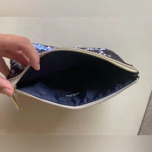 Lancome Sequins Makeup Bag Blue thumbnail 7