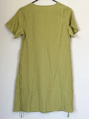 NWT Cupshe Green Flared Sleeve Mini Dress - Size: Small thumbnail 7