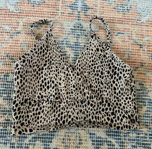 Brandy Melville Amara Top Cheetah Print thumbnail 1