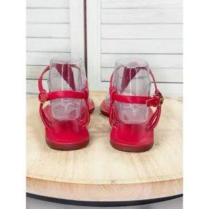 Tommy Hilfiger Jerika‎ Flat Thong Sandals Cherry Tomato Red Women 10 thumbnail 7