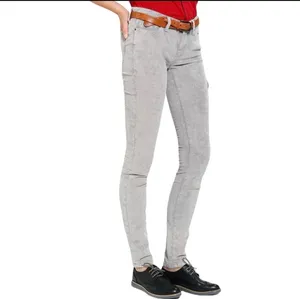 Urban Outfitters Mid Low Rise Cigarette Skinny Ankle Gray Corduroy Pants 27 thumbnail 2