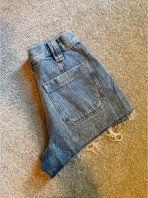 PacSun Denim Ripped Carpenter Shorts thumbnail 4