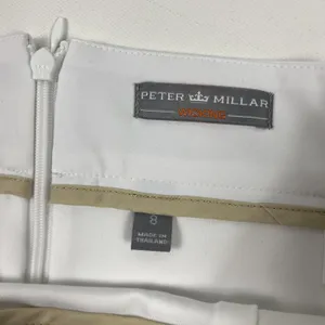 Peter Millar Skirt Womens 8 White Golf Wicking Stretch Pockets Zip Back Athletic thumbnail 5