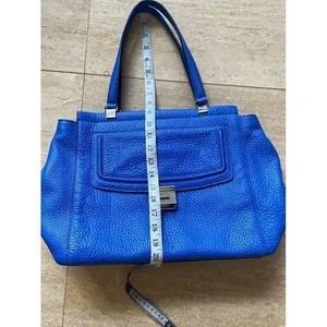 Kate Spade blue pebble‎ leather Tote Bag thumbnail 11