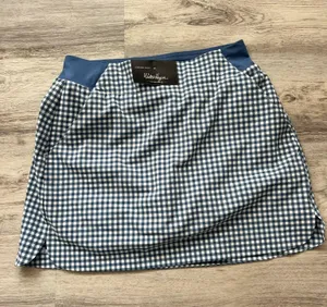 Walter Hagen Blue Gingham Golf Skort Size XS thumbnail 1