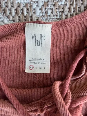 We the free Women's Rust Tie-Front Tank Top thumbnail 2
