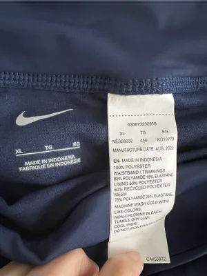 Nike Women's Navy swim Shorts with Built-In Liner thumbnail 5
