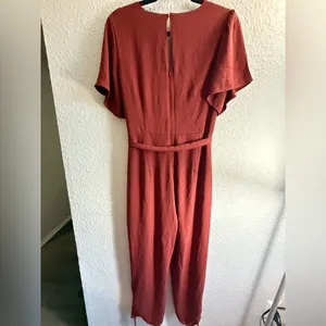 Gilli Brown Jumpsuit with Wide Leg Design Size L thumbnail 8
