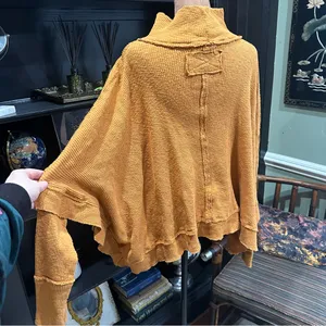 Free People We The Free Moon Daisy Pullover – Size Medium – Sunbaby Yellow thumbnail 13