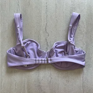 {Abercrombie & Fitch} Brand New Shiny Lavender Bikini Top thumbnail 6