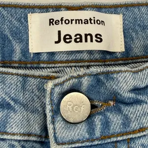 Reformation Montauk Jeans Light Wash High Rise Wide Leg‎ Crop Size 25 thumbnail 3