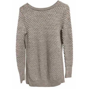 Athleta Honeycomb Tunic Sweater‎ Wool Blend Beige Women's Size Small thumbnail 2