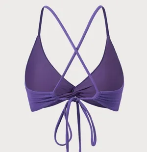 BERLOOK Purple Twist Cross Back Bikini Top AND BOTTOM 46 thumbnail 6