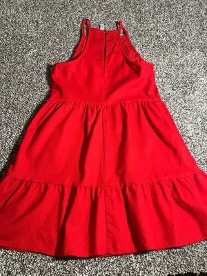 Speechless Halter Tiered Mini Dress Women S Red Ladder Lace Trim Sundress Boho‎ thumbnail 1