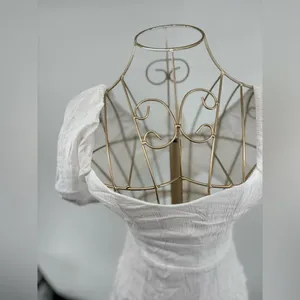 Altar'd State White Puff Sleeve Tie Back Mini Dress Size Medium thumbnail 8