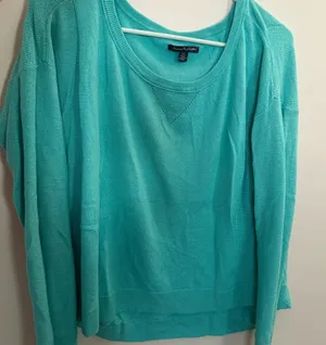American Eagle Outfitters Aqua Sweater thumbnail 1