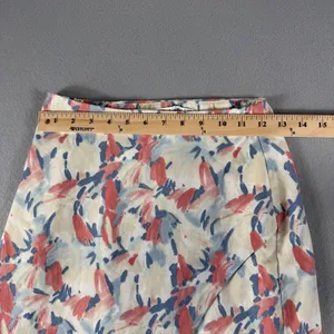 Abercrombie & Fitch Abstract Floral Midi Skirt XS thumbnail 4