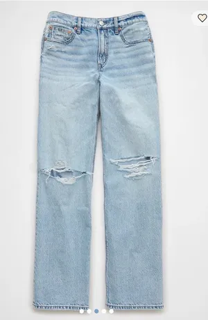 American Eagle Strigid Mom Jeans Ripped thumbnail 1