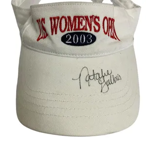 Natalie Gulbis Autographed Golf Visor 2003 U.S. Womens Open Pumpkin Ridge thumbnail 2