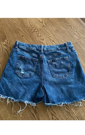 Maurices Button Fly Jean High-Rise Shorts thumbnail 6