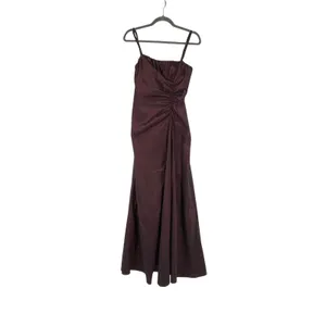 Vintage Adrianna Papell Occasions Burgundy Ruched Gown‎ with Bolero Set Size 8 thumbnail 5