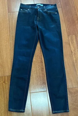 7 For All Mankind b(air) Skinny Jeans Womens Dark‎ Indigo Stretch Denim 26 thumbnail 1