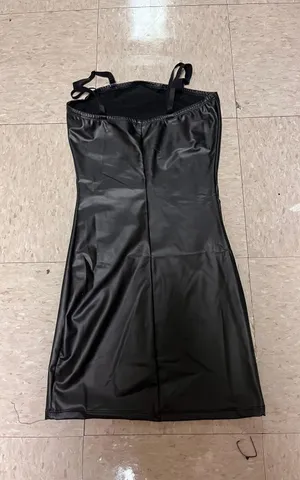 Black Leather Dress Size XS thumbnail 2