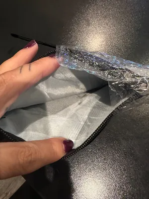 NWOT Black Clutch Wristlet thumbnail 3