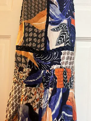 Boutique Auburn Gameday Jaase Orange and Blue Dress thumbnail 10