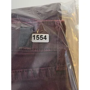 7 For All Mankind High-Waist Ankle Skinny Coated‎ in Merlot Women's Jeans sz 28 thumbnail 13