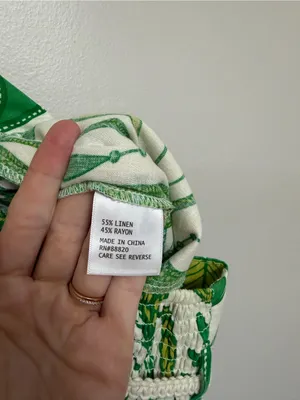 Rachel Zoe Linen Blend Tropical Print Pull-On Flowy Maxi Skirt - Size XS thumbnail 5