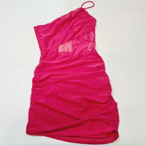 Superdown Jerica Mesh Mini Dress in Pink XS thumbnail 3