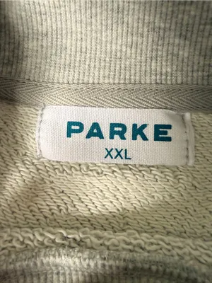PARKE Limited Edition 3rd Birthday Sweatshirt XXL Gray‎ Oversized Mock Neck thumbnail 3