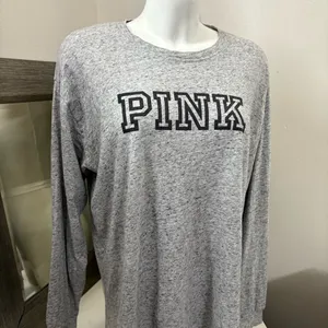 PINK Victoria's Secret Heather Gray Top thumbnail 13