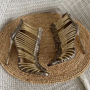 Steve Madden Margo Heel Gladiator Snake Sandals thumbnail 3