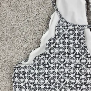 NWT Lily Rose Dress Womens XS Black White Print Sleeveless Halter Sundress thumbnail 8